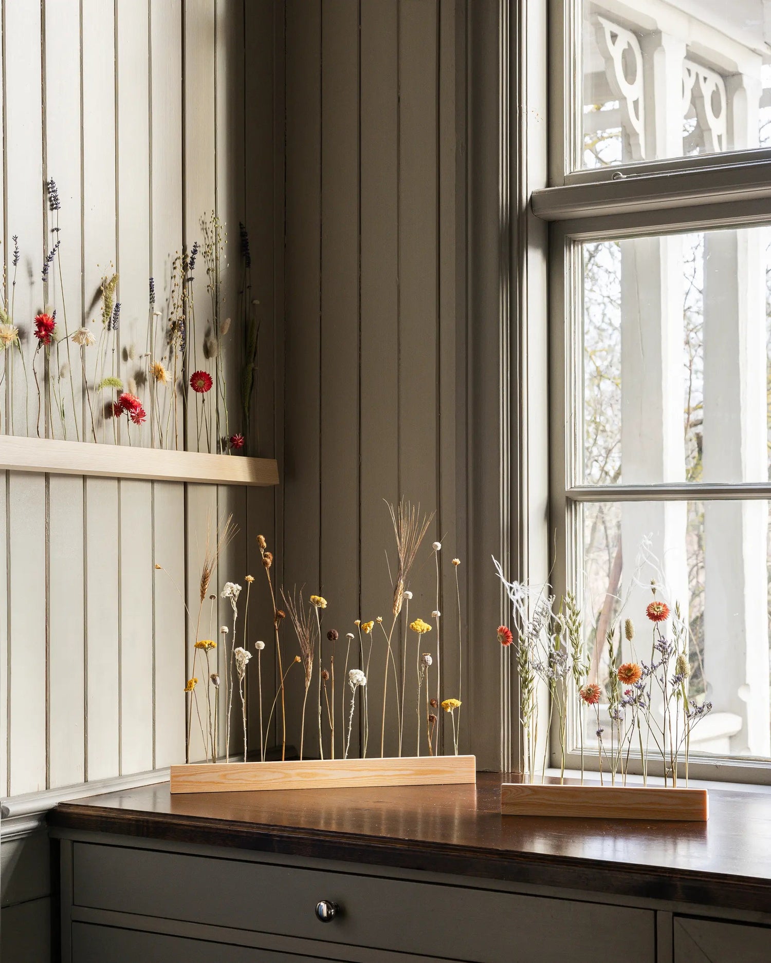 Torkade blommor - Blomlist