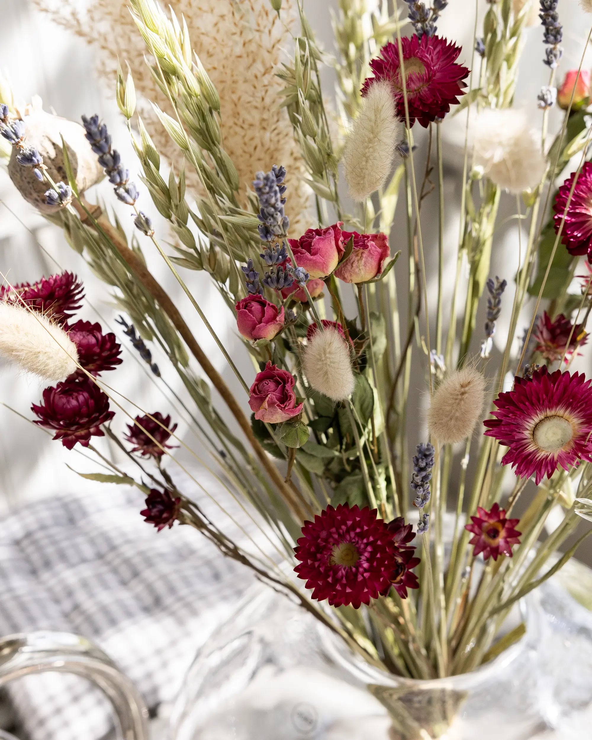 Torkade blommor - Kvistros Rosa