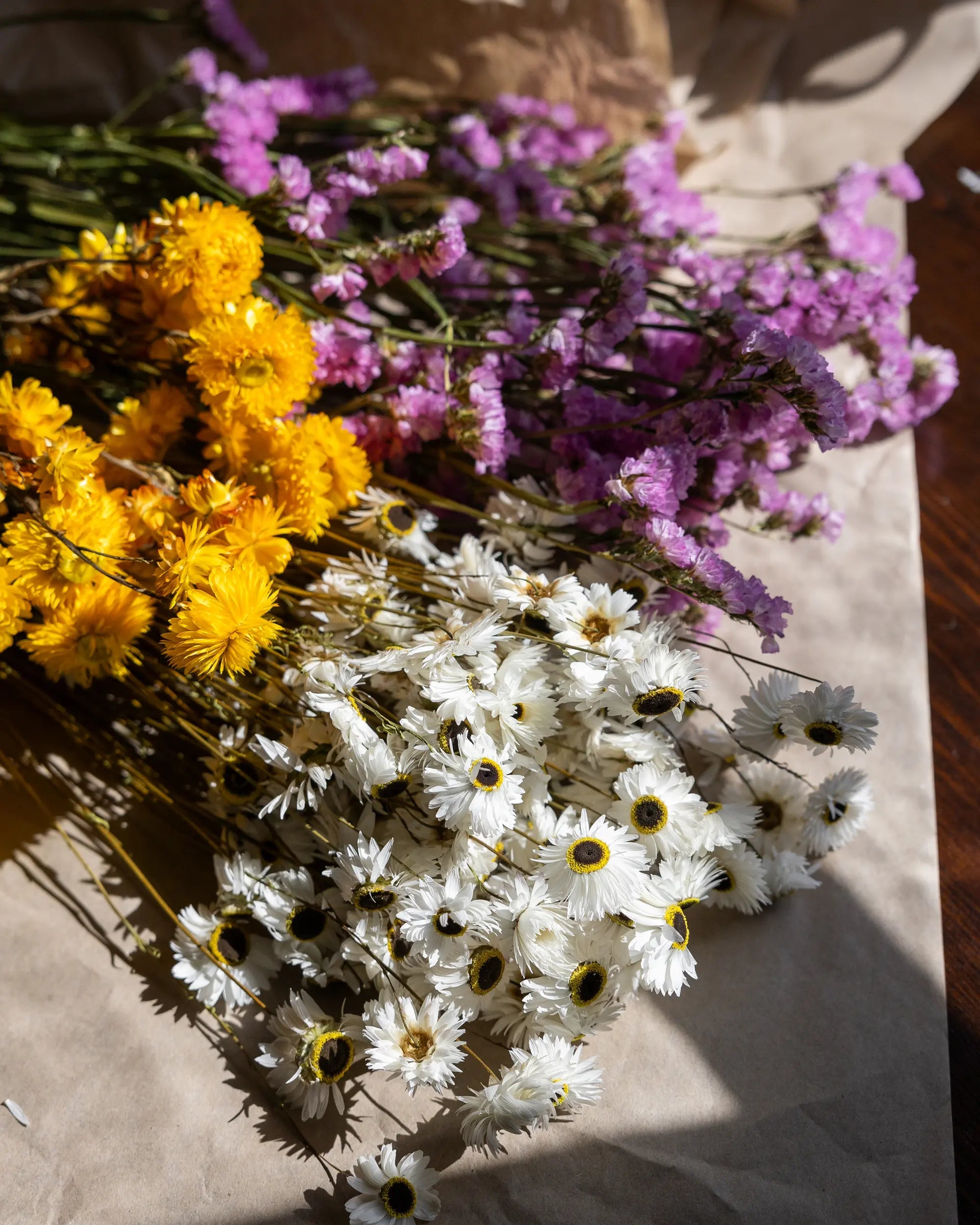 Torkade blommor - Risp Ljusrosa