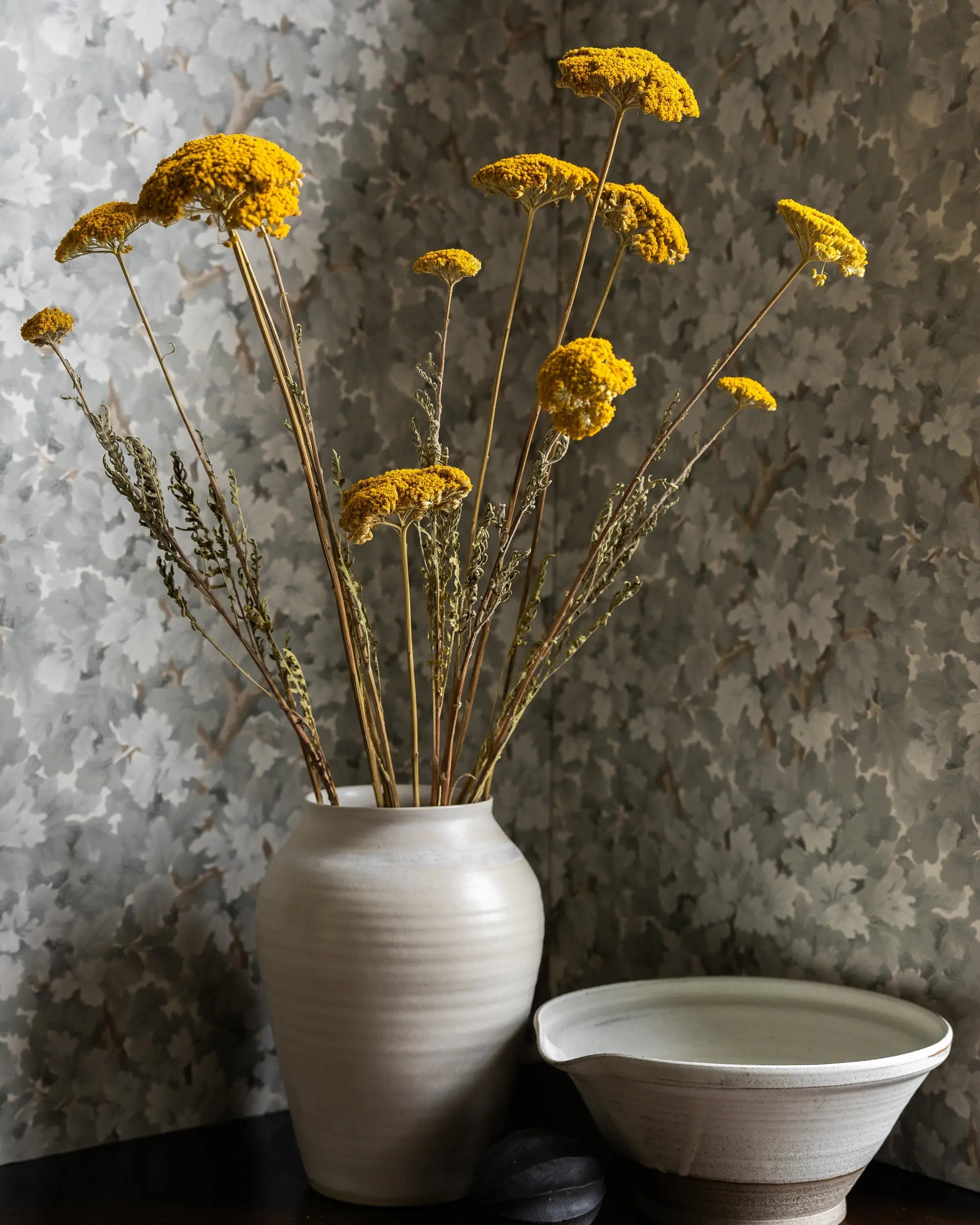 Torkade blommor - Torkad Achillea