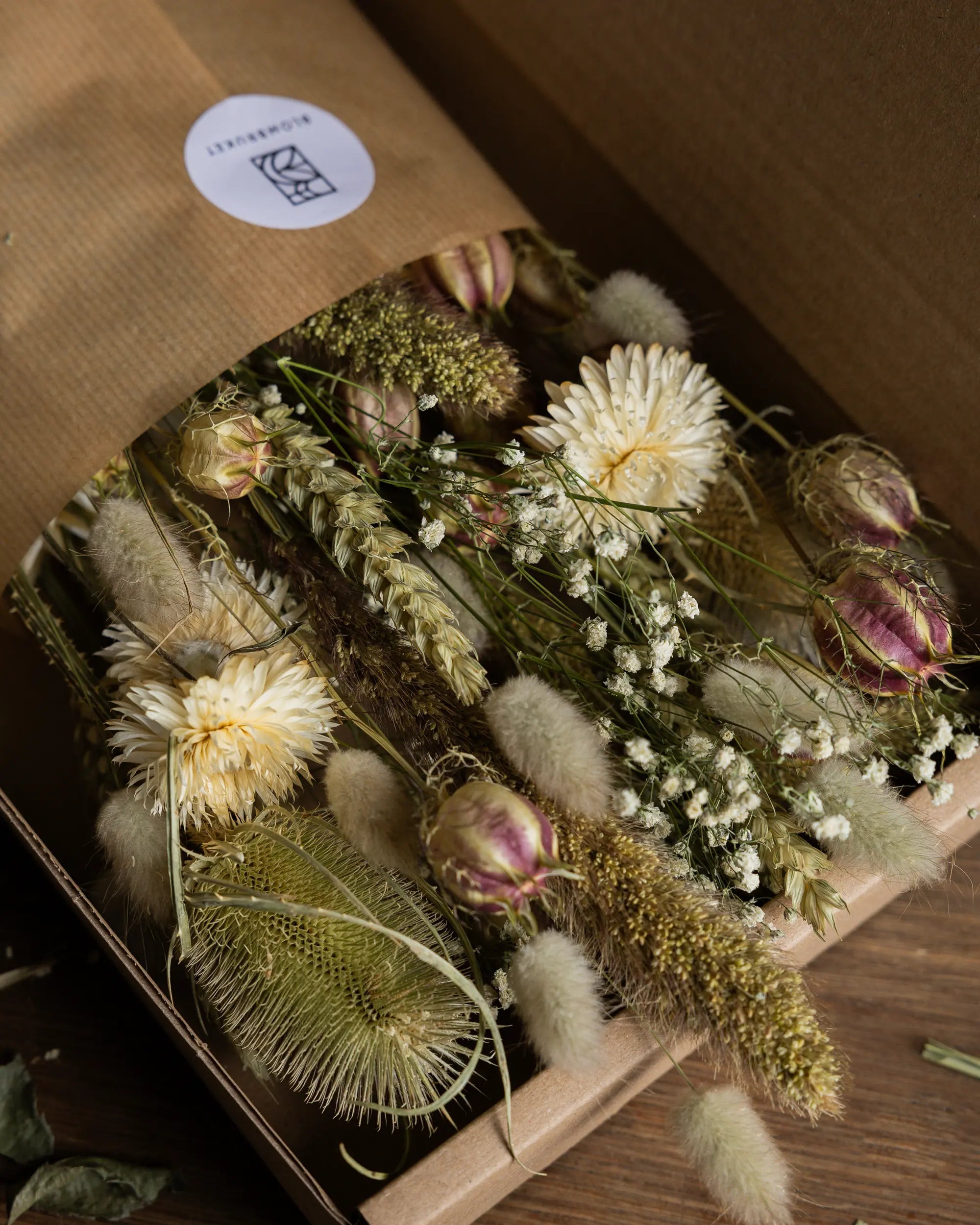 Torkade blommor - Torkad Bukett Advent