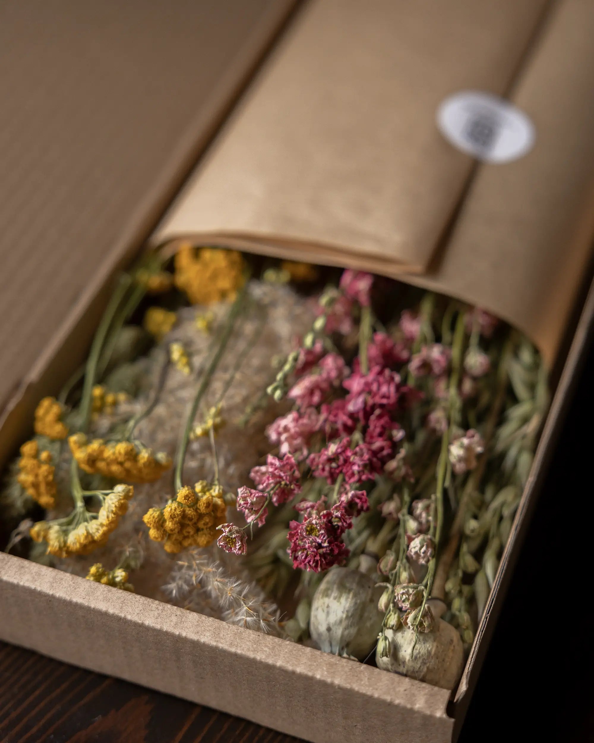 Torkade blommor - Torkad Bukett Gotland