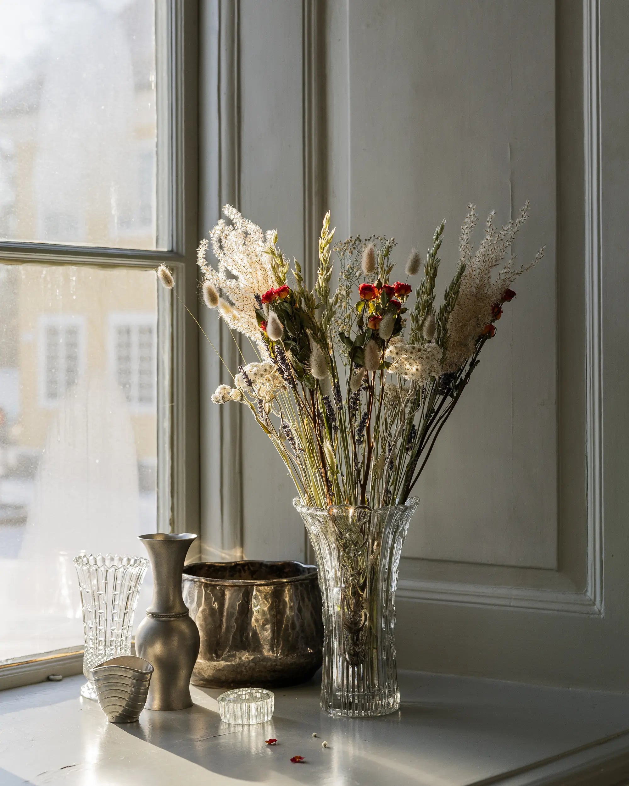 Torkade blommor - Torkad Bukett Kärlek