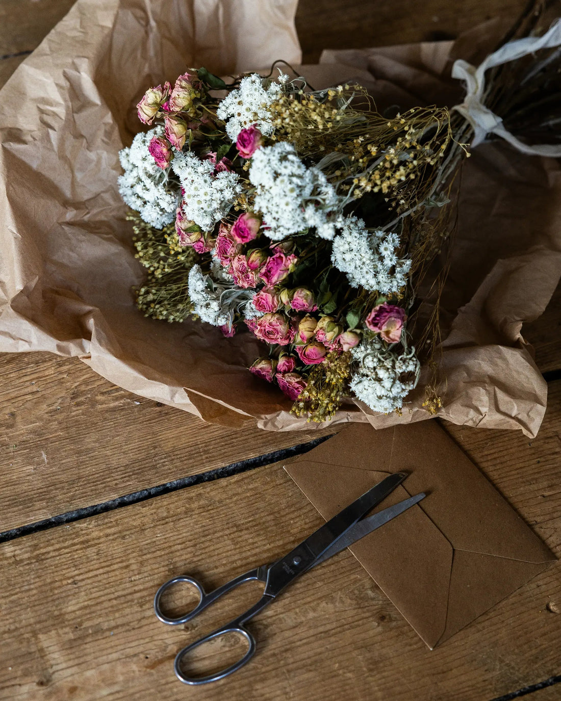 Torkade blommor - Kvistros Rosa