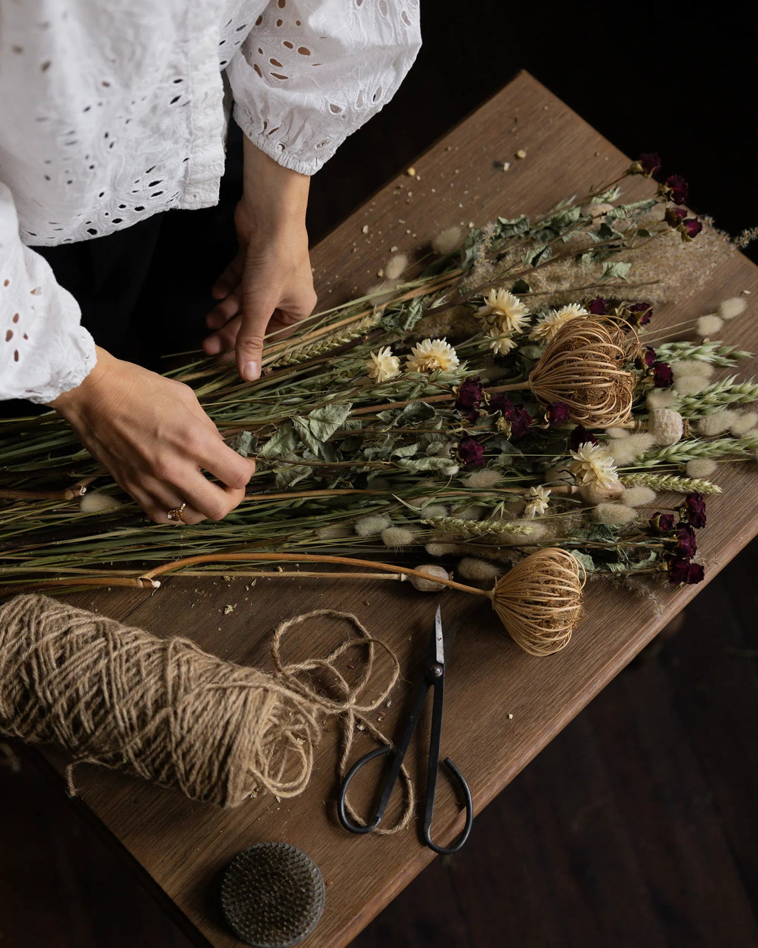Torkade blommor - Torkad Bukett Klassisk Lyx