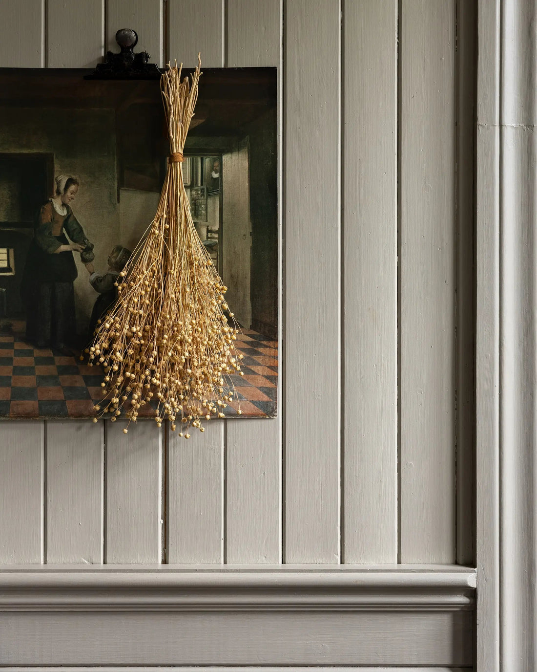 Torkade blommor - Torkat Lin